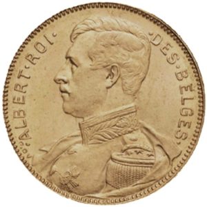 20 Francs Albert I guldmynt