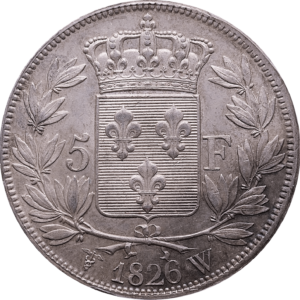 5 Francs Karl X av Frankrike