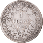 1 Franc Ceres silvermynt - Frankrike-2