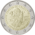 2 euro Moder Teresa - Vatikanstaten - 2022-2
