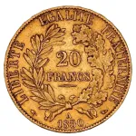 20 Francs Ceres guldmynt - Frankrike-2
