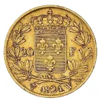 20 Francs Ludvig XVIII - Frankrike-2